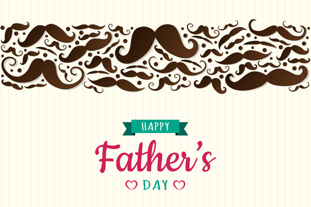 Concept of poster for Father's Day. Vector. - Vektor, Bild