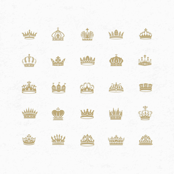 Kuningas ja kuningatar kruunua symbolit
  - Vektori, kuva