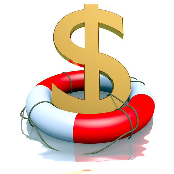 Dollar symbol in buoy - Photo, Image