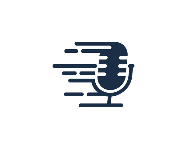 Szállítási Podcast Logo ikonra Design - Vektor, kép