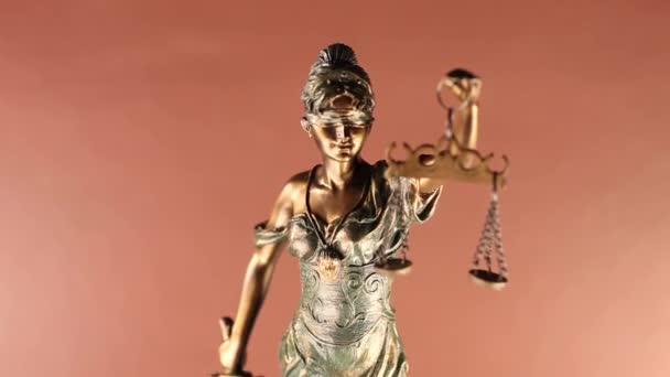 Justitie standbeeld, recht - Video
