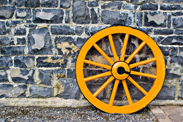Wooden Wagon Wheel - Photo, Image