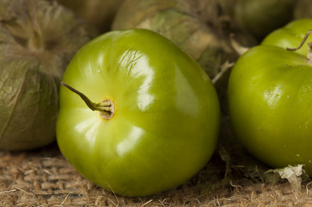 Fresh Green Organic Tomatillo - Photo, Image