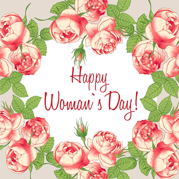 Cartão de Dia das Mulheres 3
 - Vetor, Imagem