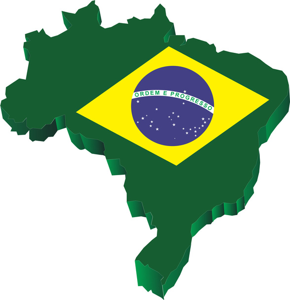Brasil verde - Vector, Imagen