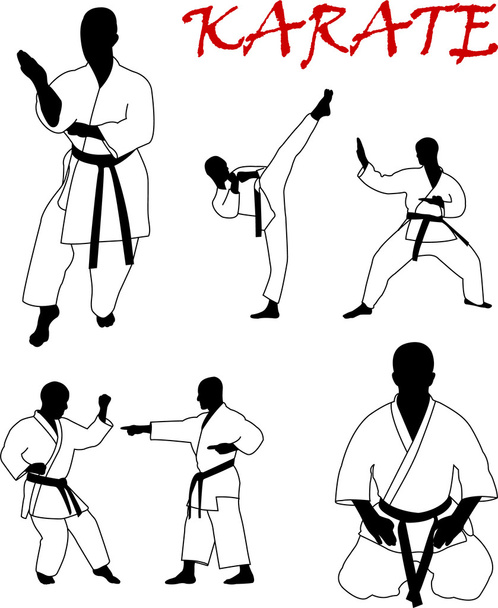 Karate - Vektor, obrázek