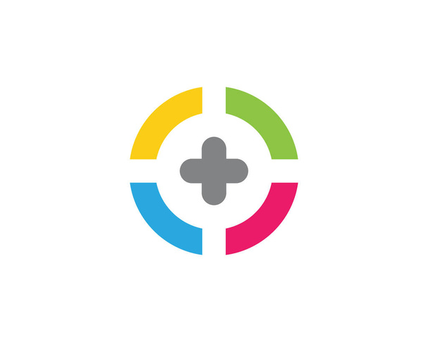 Salud Medical Logo plantilla vector ilustración diseño - Vector, imagen