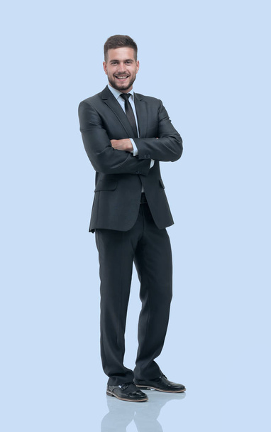 portrait in full growth. confident businessman - Photo, Image