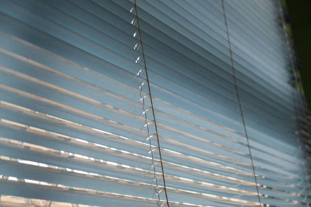 Plastic curtain in the room close up - Photo, Image