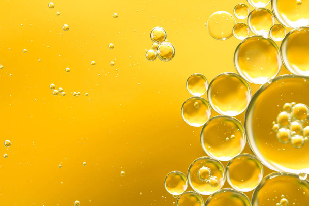 olio di bolla giallo oro, sfondo astratto
 - Foto, immagini