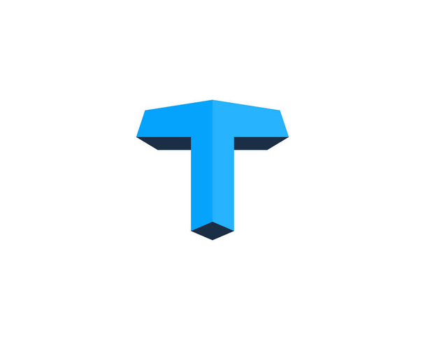 Letter  t  Icon Logo Design Element  - ベクター画像