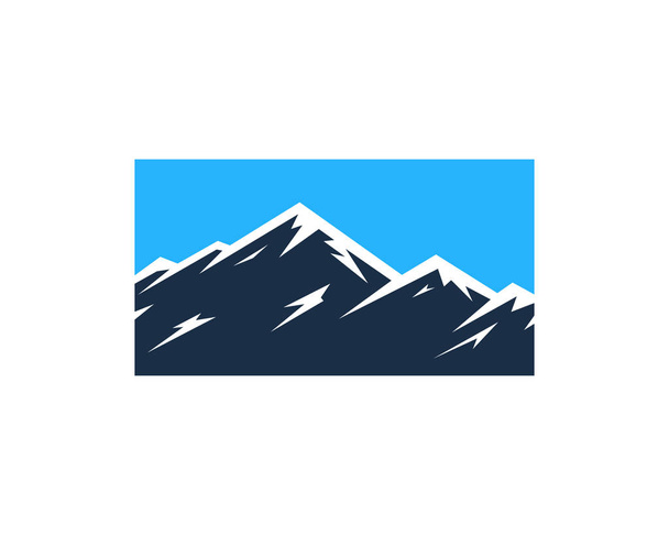 Diseño de iconos de logotipo de montaña
 - Vector, Imagen