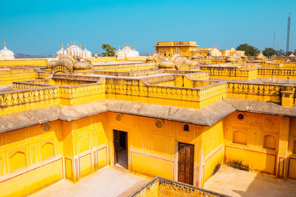nahargarh fort historisches gebäude in jaipur, indien - Foto, Bild
