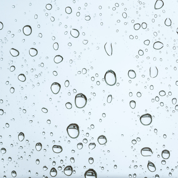Water drop or raindrop on glass car texture background. - Photo, Image
