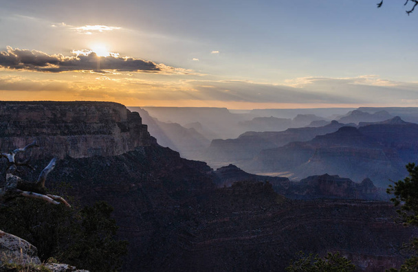 Sonnenuntergang am Grand Canyon - Foto, Bild