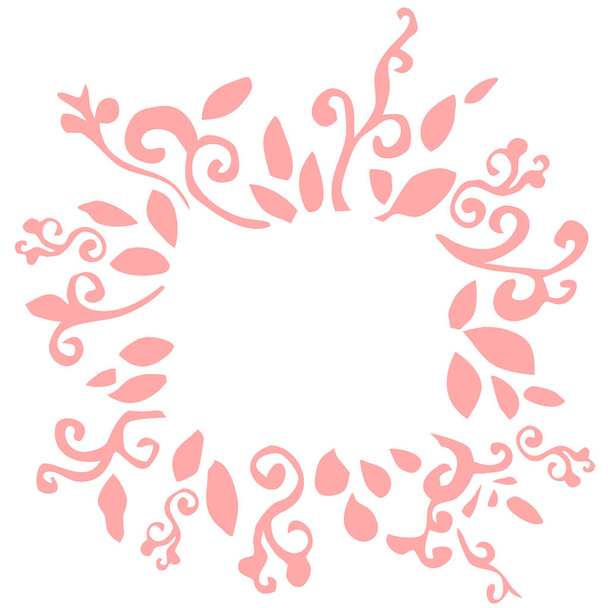 elegance floral illustration frame - Fotografie, Obrázek
