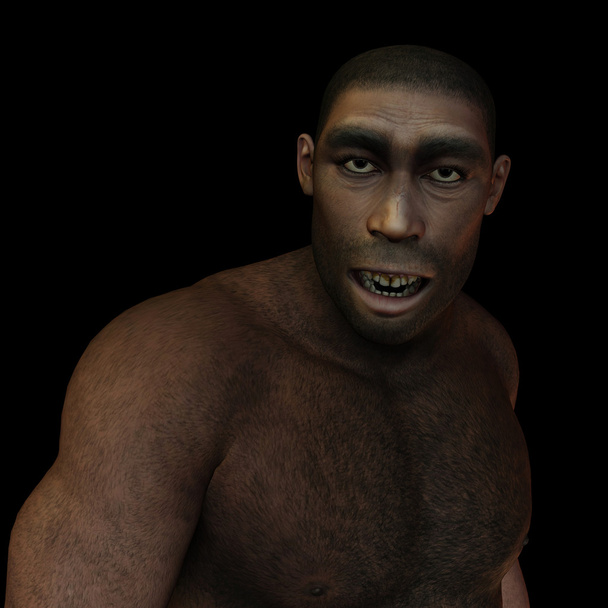 Portrait of an early human - Photo, Image