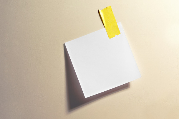 Blank note with tape - Photo, Image