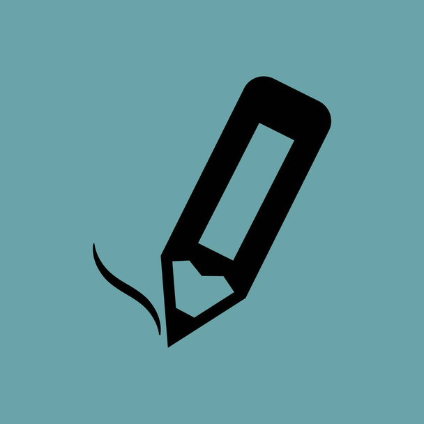 ícone de vetor de lápis ilustração simples
  - Vetor, Imagem