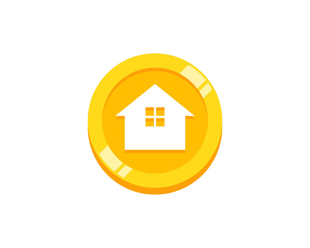 Estate Coin Logo Icona Design
 - Vettoriali, immagini