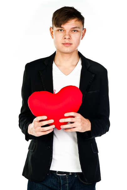 a man with a heart - Фото, зображення