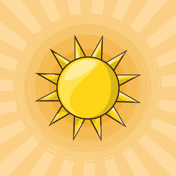 かわいい太陽設計 - ベクター画像