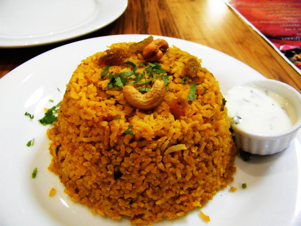 Mutton Biryani, Egg fried rice - Foto, Imagem