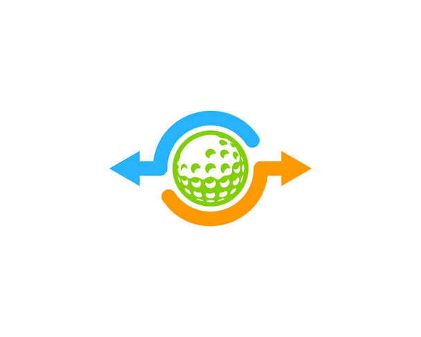 Transfert Golf Logo Icône Design
 - Vecteur, image