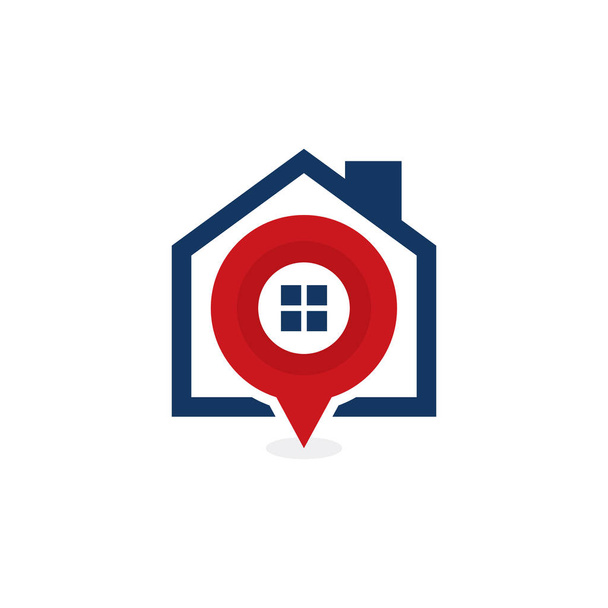 Pin House Logo Icône Design
 - Vecteur, image
