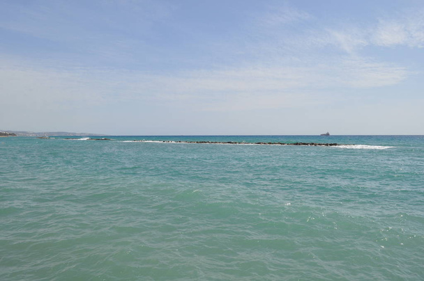 Η όμορφη παραλία της Λεμεσού στην Κύπρο - Φωτογραφία, εικόνα