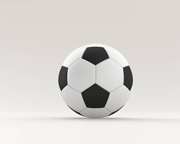 3D Rendering Fußball klassisches Design - Foto, Bild