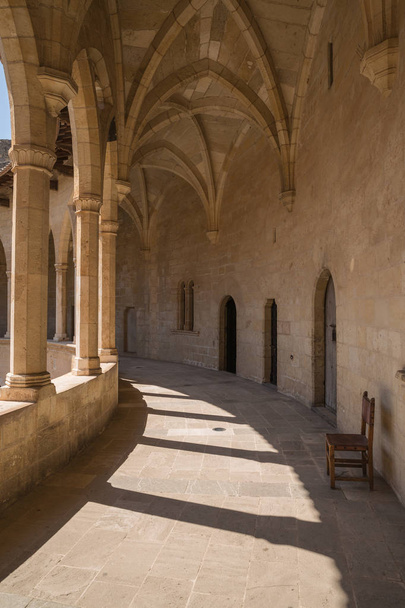 Old monastery corridor high above Palma in Majorca Spain - Photo, Image