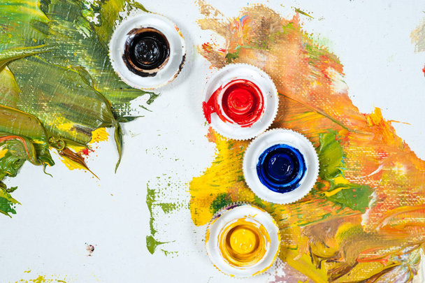 tintas a óleo coloridas
 - Foto, Imagem