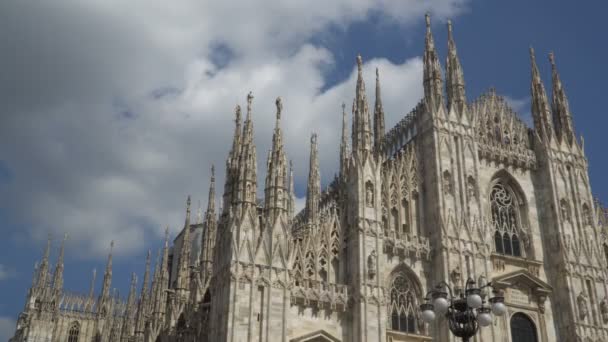 Duomo di Milano, Milan Cathedral in Milan, Italy - Video, Çekim