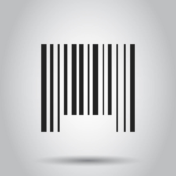 Barcode εικονίδιο για την διανομή του προϊόντος. Εικονογράφηση διάνυσμα. Επιχειρηματική ιδέα barcode εικονόγραμμα. - Διάνυσμα, εικόνα