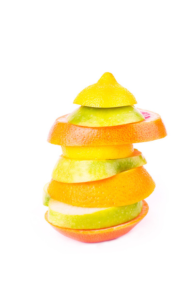 Set of different fruits. Healthy eating concept - Fotoğraf, Görsel