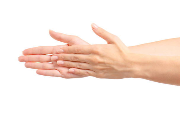 Žena ruku dlaní - Fotografie, Obrázek
