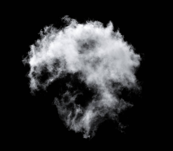 nubes sobre fondo negro - Foto, Imagen