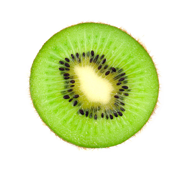 Scheibe Kiwi isoliert auf weißem Hintergrund  - Foto, Bild