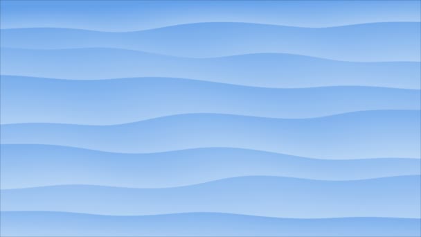 abstracte licht blauwe achtergrond met golven - Video