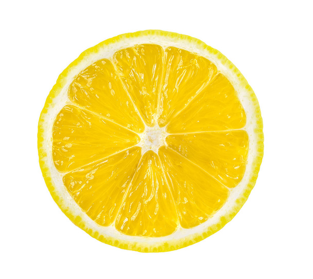lemon slice, saved with clipping path - Zdjęcie, obraz
