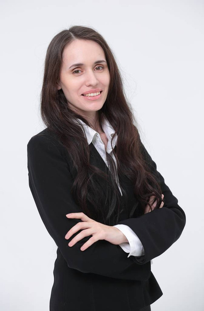 portrait of a woman lawyer in a business suit - Photo, image
