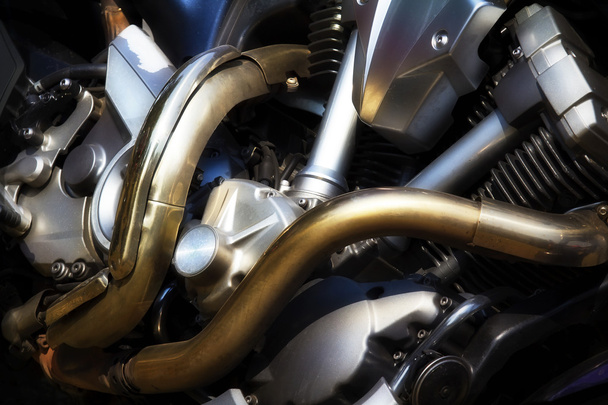Motorcycle Engine - Foto, Imagem
