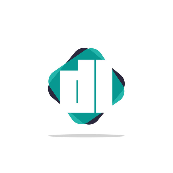 Initial Letter DL Logo Template - Vecteur, image
