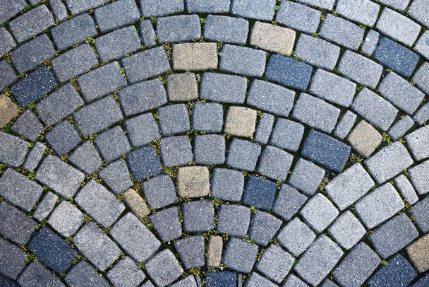 Камінь шляху в Старе місто в Європі. Текстура, крупним планом. Структуровані абстрактним фоном. - Фото, зображення