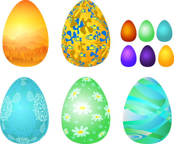 huevos de Pascua - Vector, imagen