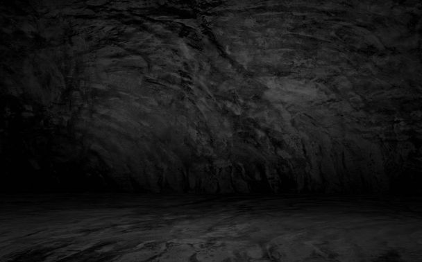 Μαύρος τσιμεντένιος τοίχος υφή φόντου - Φωτογραφία, εικόνα