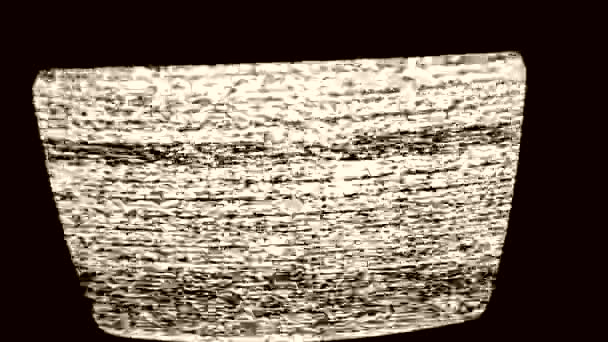 Detailní záběr z televizní obrazovky šumu - Záběry, video