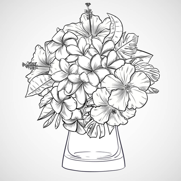 Bouquet of flowers - Vecteur, image