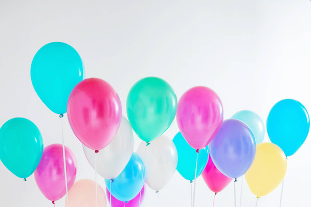 balloons on white background - Foto, Bild